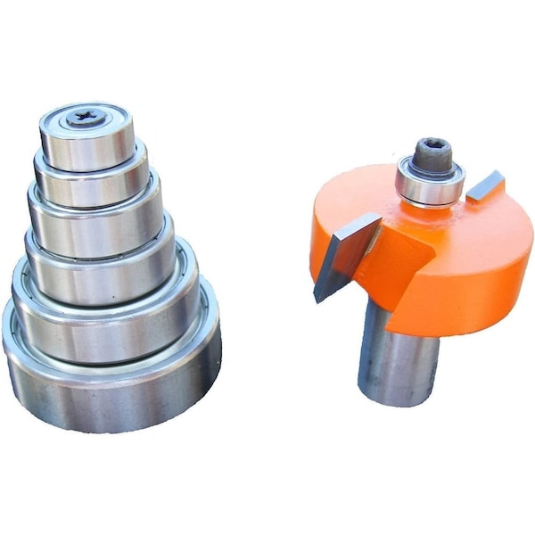 Rabbeting Set, 1/2-Inch Shank